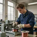 Image décorative illustrant Fabrication de moteurs, génératrices et transformateurs électriques à Auxerre