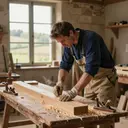 Image décorative illustrant Travaux de menuiserie bois et PVC à Annecy